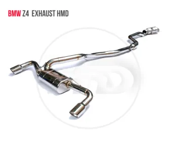 Неръждаема стомана материал изпускателна тръба колектор водосточна тръба е подходящ за BMW Z4 Auto модификация електронен клапан