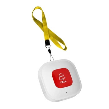 Tuya Wifi Smart SOS бутон за повикване Бутон за спешно повикване Телефон Alert предавател за пациент