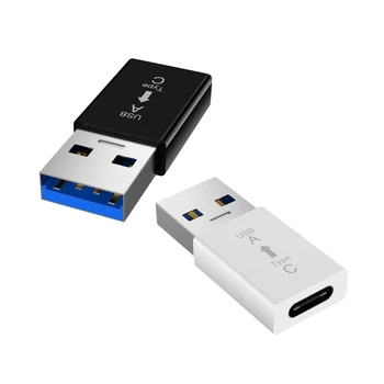 Нов тип-c към USB таблет лаптоп адаптер конвертор антиоксидация бяло/черно